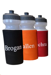 Water Bottles with personalised Sleeves
