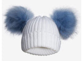 Newborn Double Beanie Bobble Hat
