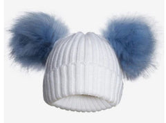 Newborn Double Beanie Bobble Hat