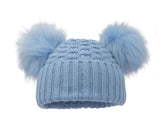 Double Bobble Beanie Hat