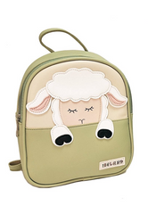 Rounded Leather Irish Sheep Bag