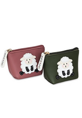 Faux Leather Sheep Purse