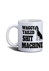 Waggy Tailed Dog Cup with box