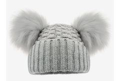 Double Bobble Beanie Hat