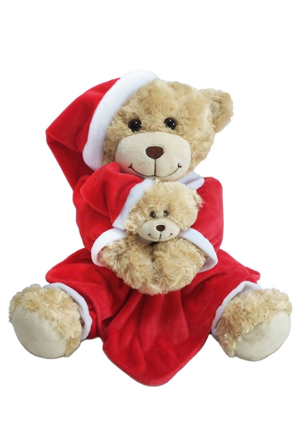 Bedtime Bear &amp; Comforter Set - Christmas Edition