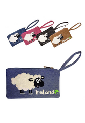 Denim Sheep Purse