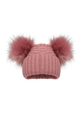 Personalised embroidered Double Bobble Beanie Hat